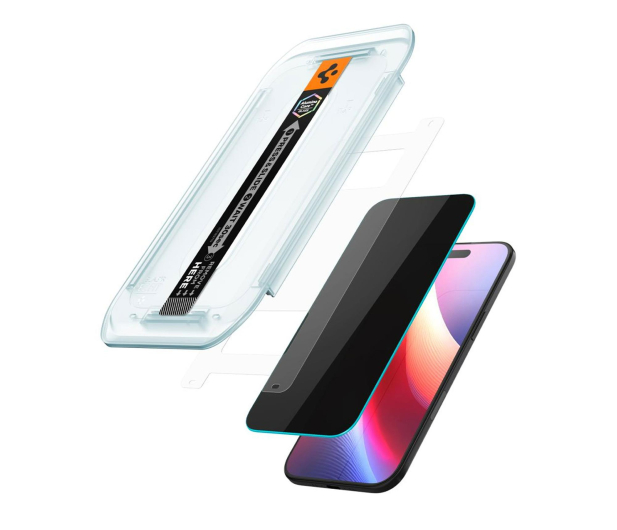 Spigen Glas.Tr ”Ez Fit” 2-Pack do Iphone 17 Air Privacy - 1359949 - zdjęcie 2